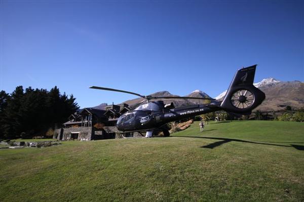 Over The Top Helicopter at Blanket Bay